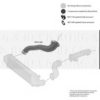 MERCE 2045280982 Charger Intake Hose